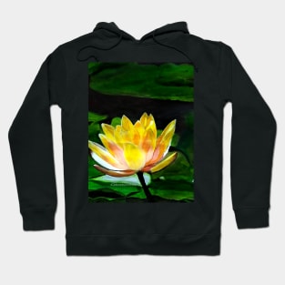 Yellow Lotus flower Hoodie